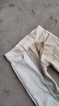White Leather Trousers