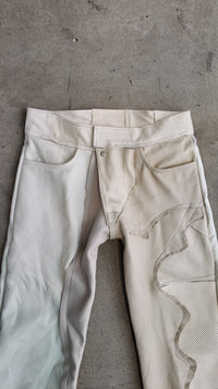 White Leather Trousers
