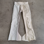 White Leather Trousers