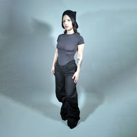 Hip Hugger Bottoms Black