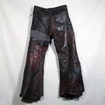 Lace Up Leather Pants